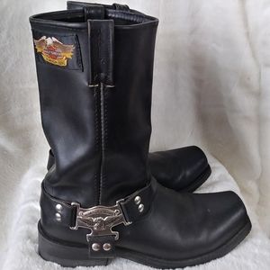 Vintage Harley Davidson Eagle Harness Boots · 11M